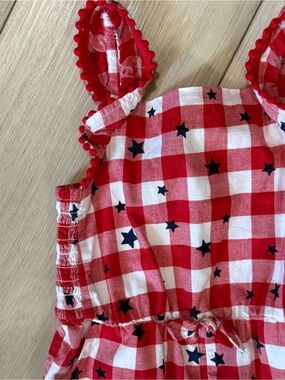 Cat & Jack • Gingham Romper • 3T